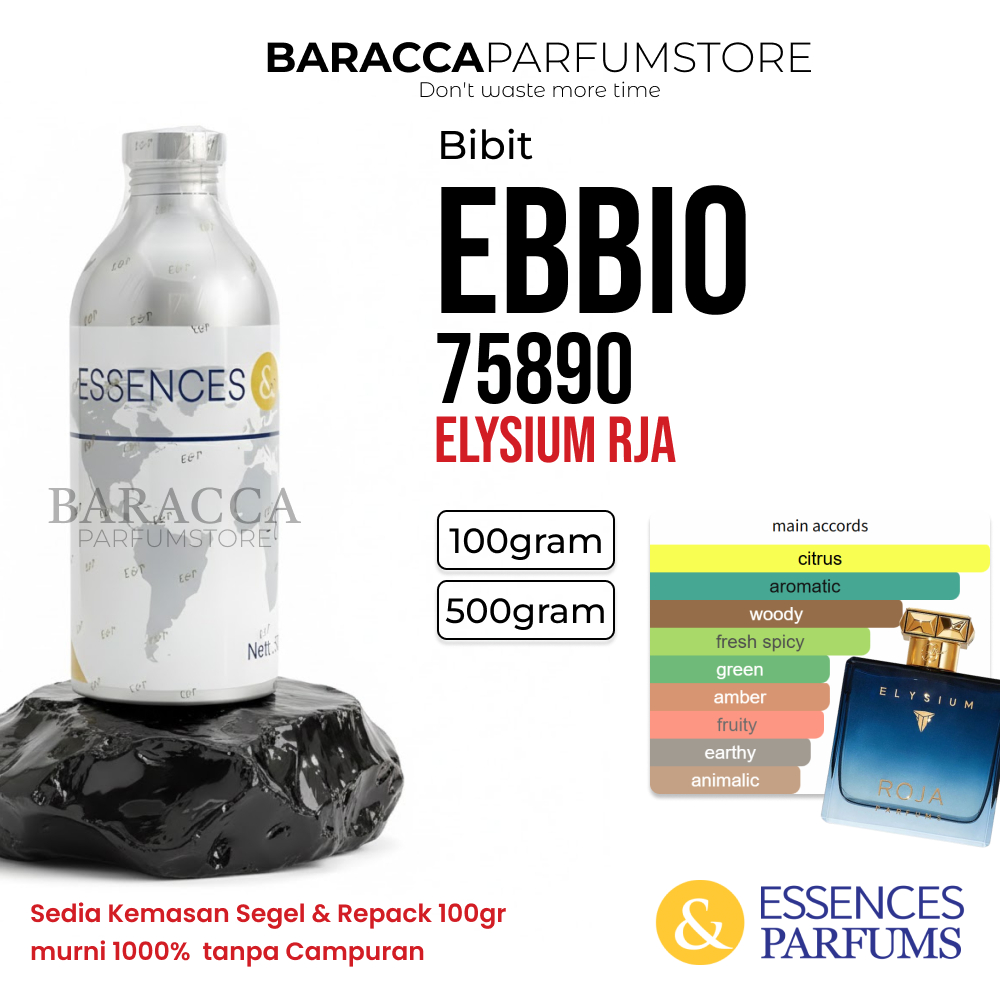 ESSENCES & PARFUMS EBBIO 75890 - BIBIT PARFUM ELYSIUM R - SEGEL & REPACK 100G