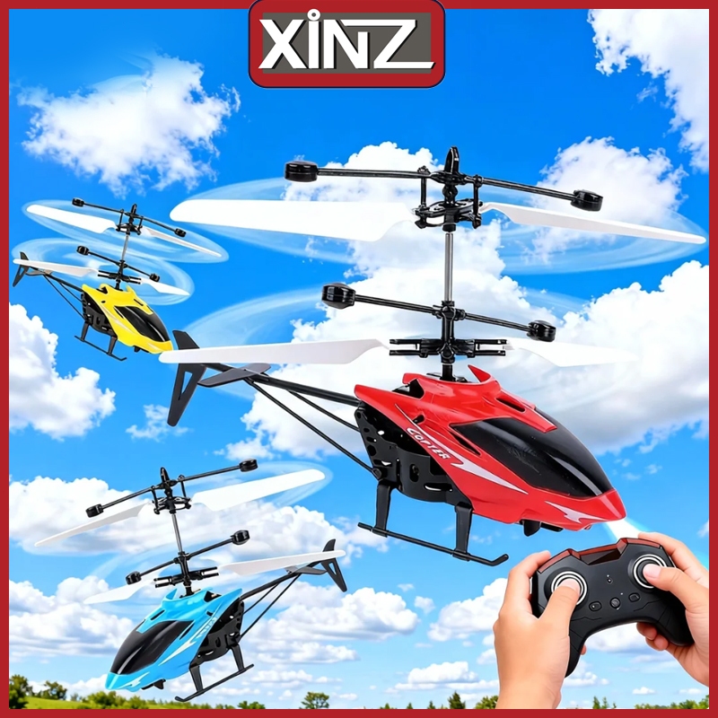 XiNZ Besar LED Helikopter RC Mainan Anak Mainan Pesawat Hadiah Ulang Tahun Remote Control Helikopter