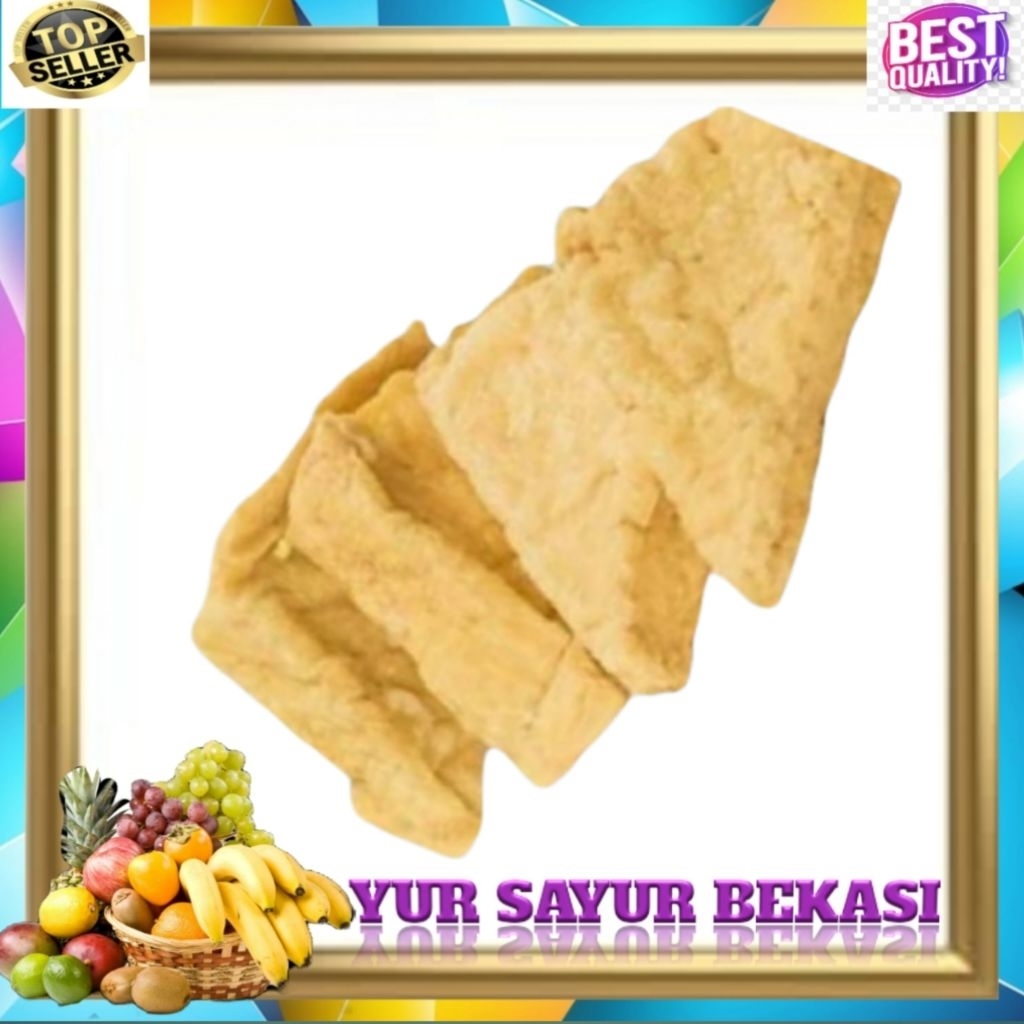 Tahu Kulit/Tahu Coklat Isi 10 (1bks).