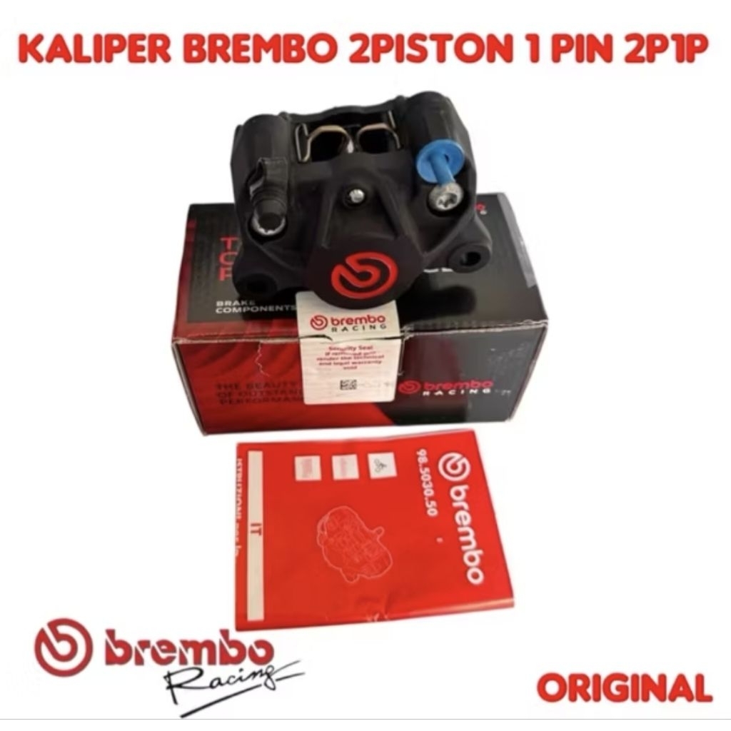 Kaliper Brembo 2 Piston 1 Pin 2p1p Universal Brembo Italy Ori
