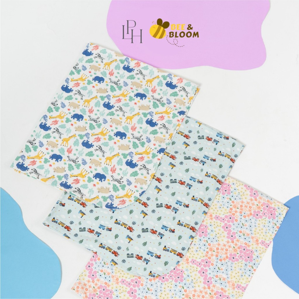 Little Palmerhaus Little Wear Basic Swaddle 38.0 | Bedong Bayi Little Palmerhaus | Bedong Halus Bayi