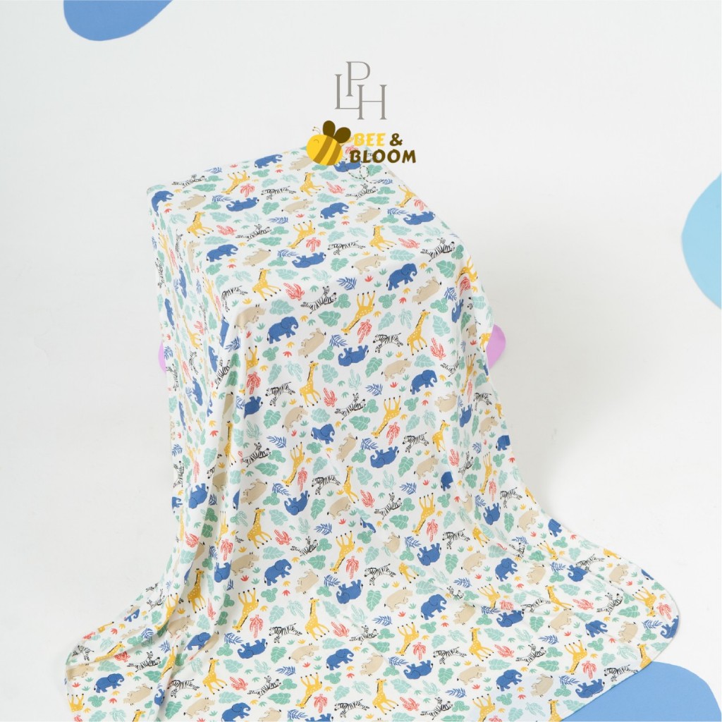 Little Palmerhaus Little Wear Basic Swaddle | Bedong Bayi | Selimut Bayi | Bedong Little Palmerhaus