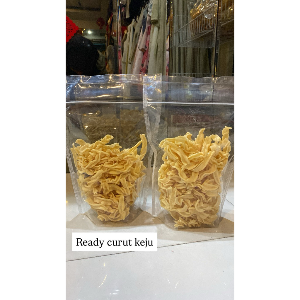 stick keju keriting curut stik premium kerupuk keju makanan ringan