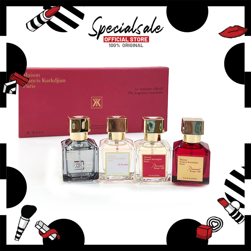 parfum baccarat GIFT SET 30ml x 4pc/Maison Francis Kurkdjian Baccarat Rouge 540 EXTRAIT DE PARFUM ED
