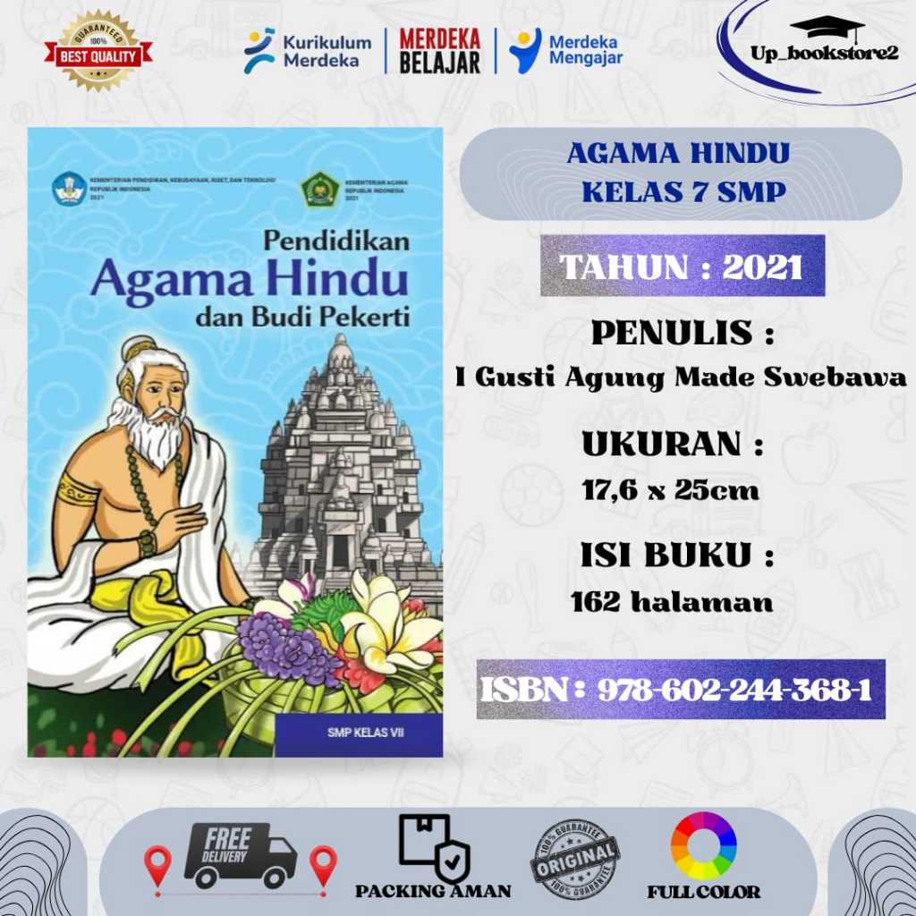 BUKU SISWA AGAMA HINDU KELAS 7 KURIKULUM PENGGERAK-MERDEKA SMP