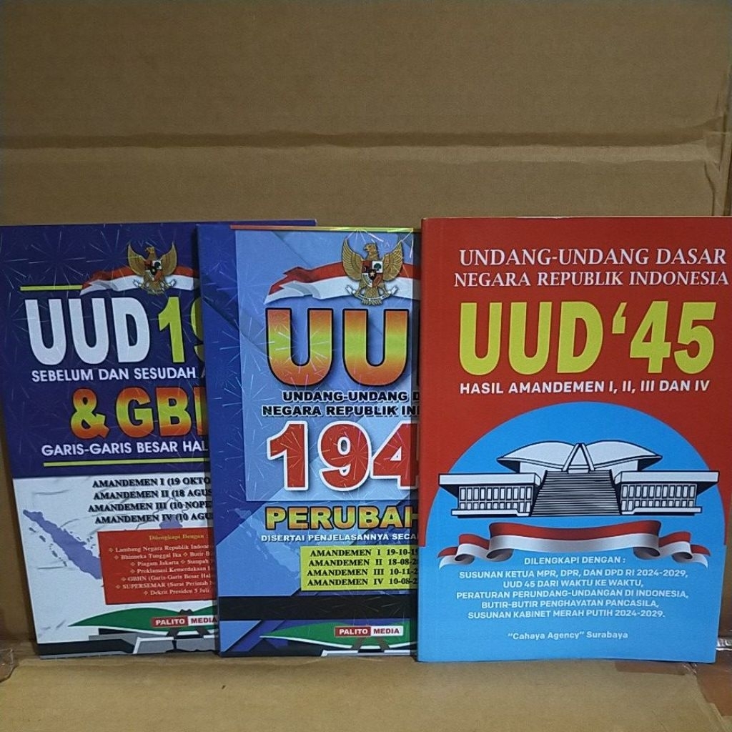 UUD 1945 gbhn, perubahan, hasil amandemen, terbaru /A5