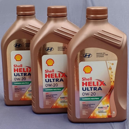 Shell Helix Ultra 0W-20 Carbon Neutral AH Fully Synthetic Motor oil Pureplus Tech Produk Asli Shell