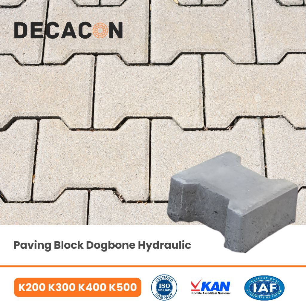 Paving Block Dogbone Hydraulic K300 K400 K500 - Conblock Model Dogbone - Terima Jasa Pasang Paving B