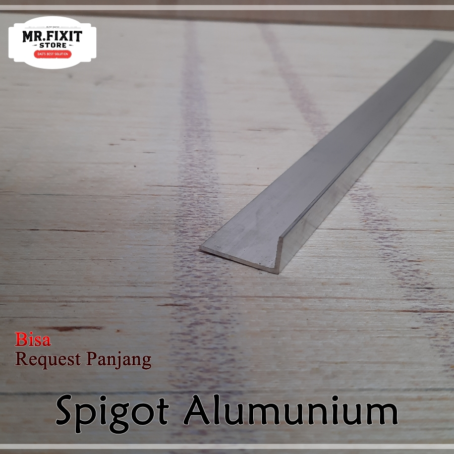 Siku Klem Spigot Aluminium (Alumunium) Profil / Sambungan Sudut Perakitan Frame Etalase