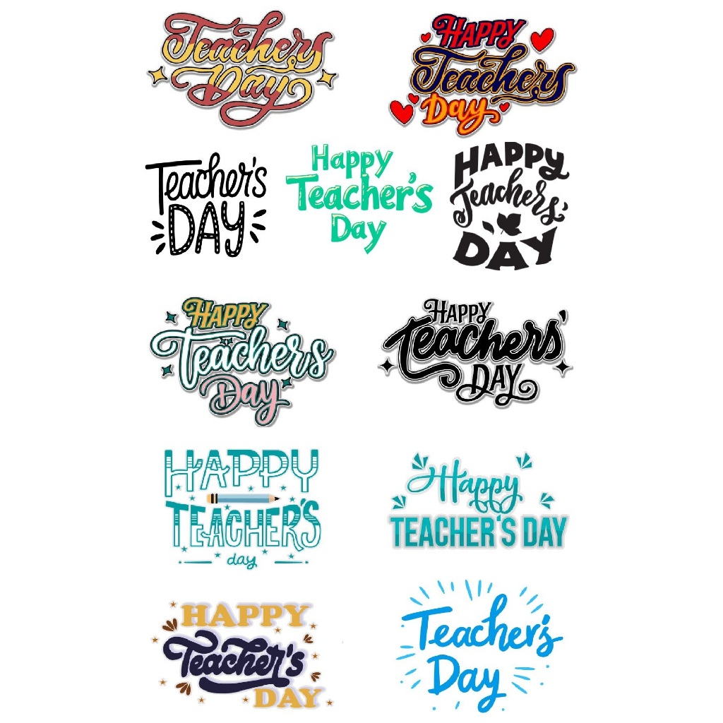 Topper Happy Teacher's Day / Topper set / Topper termurah