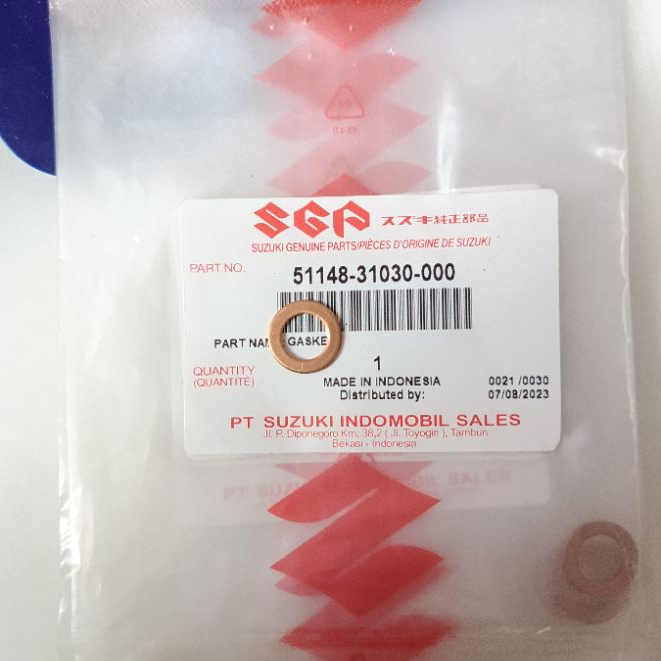 RING TEMBAGA SULING AS SHOCK DEPAN ADDRESS ORIGINAL SGP