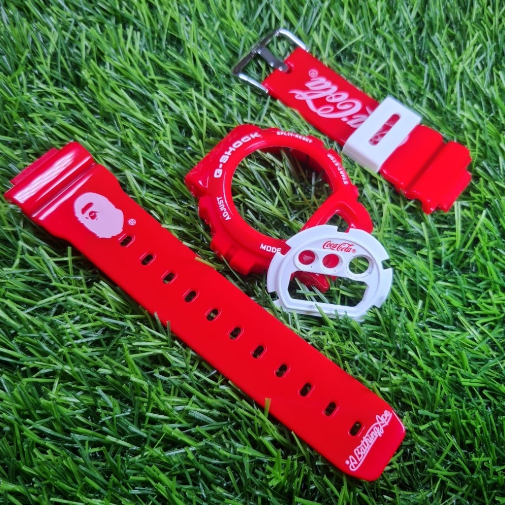 BNB BEZEL N STRAP GSHOCK G-SHOCK DW6900 DW-6900 DW6600 BAPE COLA SET