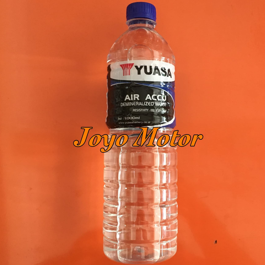 Air Aki Accu Yuasa 1 Liter Tambahan Air Aki Accu Basah Motor Mobil
