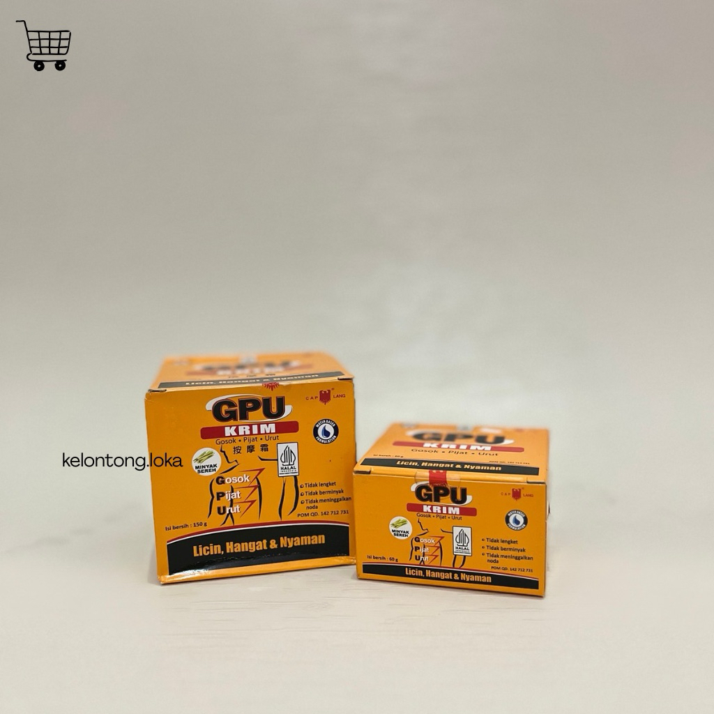 GPU Krim Balsem Urut Cap Lang 60/150 gram