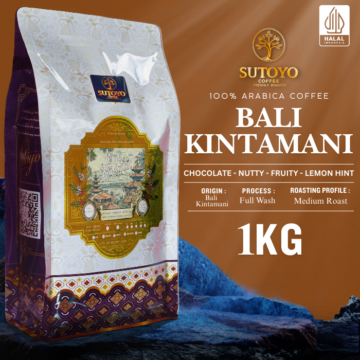 SUTOYO COFFEE – Kopi Arabika Bali Kintamani 1 Kilogram (kg) by Sutoyo Coffee | Single Origin | Roast