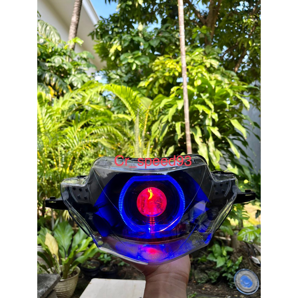 Reflektor set biled honda supra x 125 lama tinggal pasang