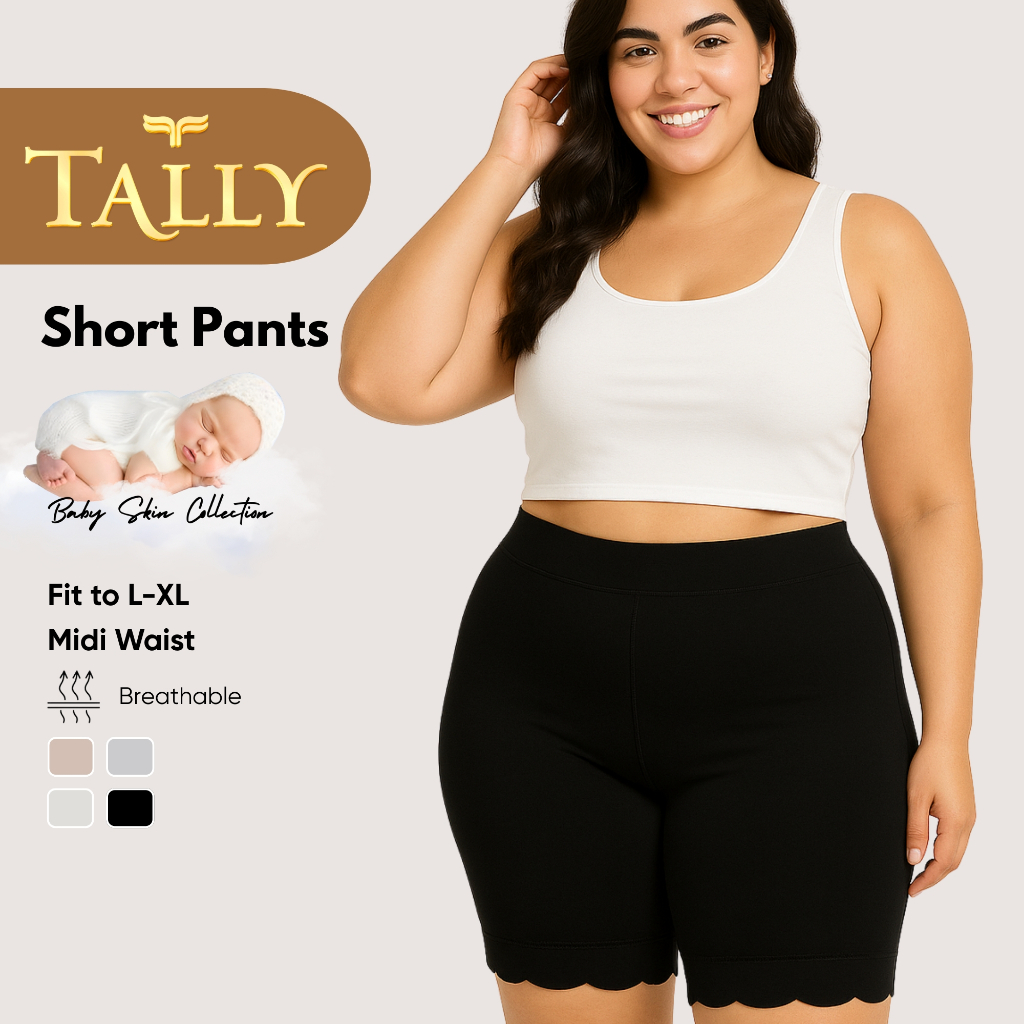 TALLY CD 675 - 678 Celana Dalam Wanita Short Pants Wanita Bahan Nilon Baby Skin fit to XL CD Wanita 