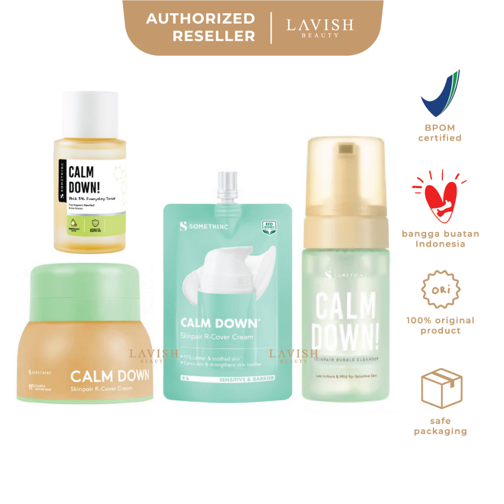 SOMETHINC Calm Down PHA 3% Everyday Toner // Skinpair R-Cover Ampoule // Bubble Cleanser // Barrier 