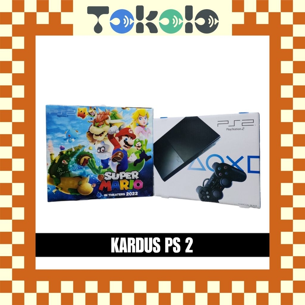 Kardus PS2 Slim&Fat + Dalaman - Box Ps2 Fat&Slim