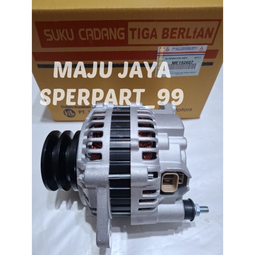 ALTERNATOR DINAMO CAS ASSY DINAMO AMPERE MITSUBISHI CANTER PS125 PS136 ASLI ORIGINAL GRESS BARU IMPO