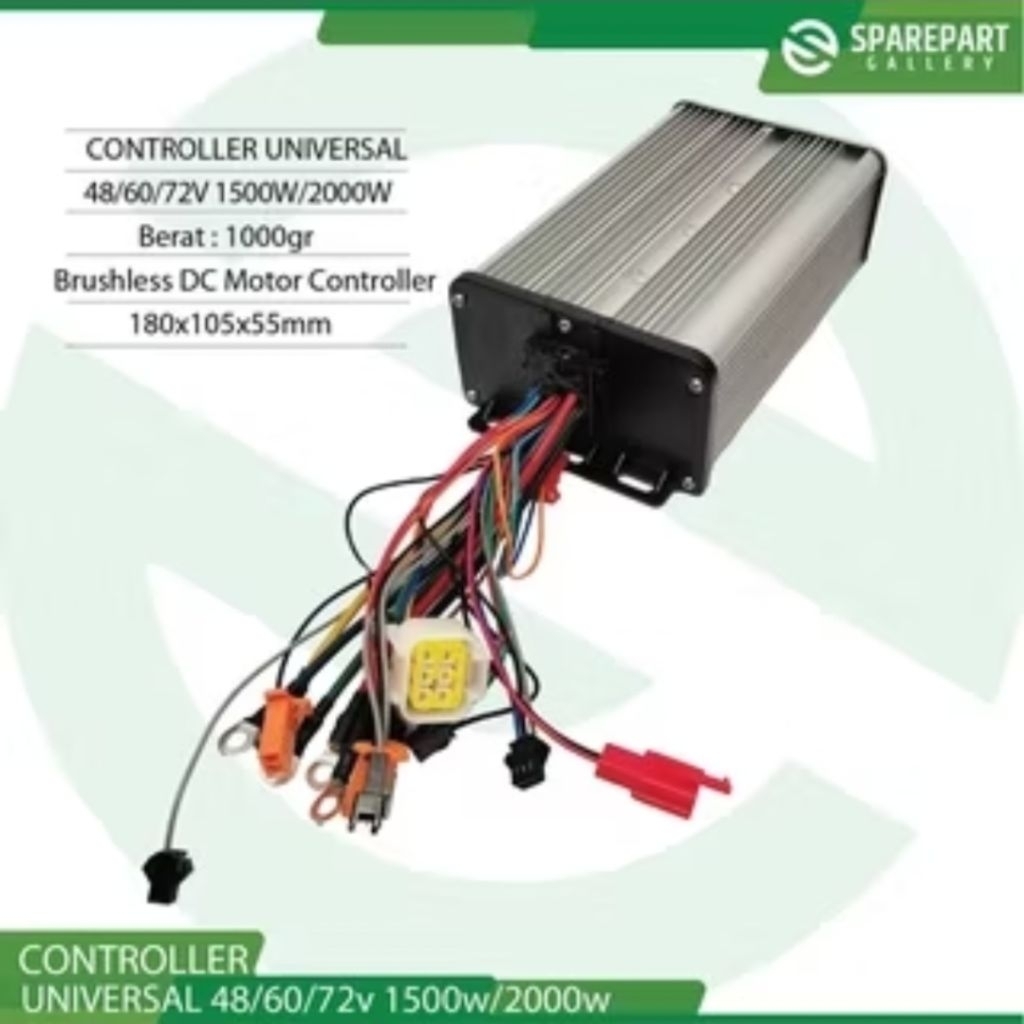 Controller universal BLDC 48/60/72v 1500W