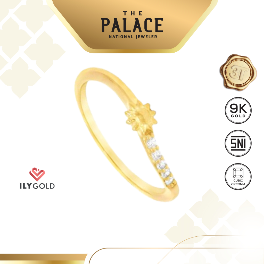 ILY GOLD Sun of Bromo - Ladies Ring  / Cincin