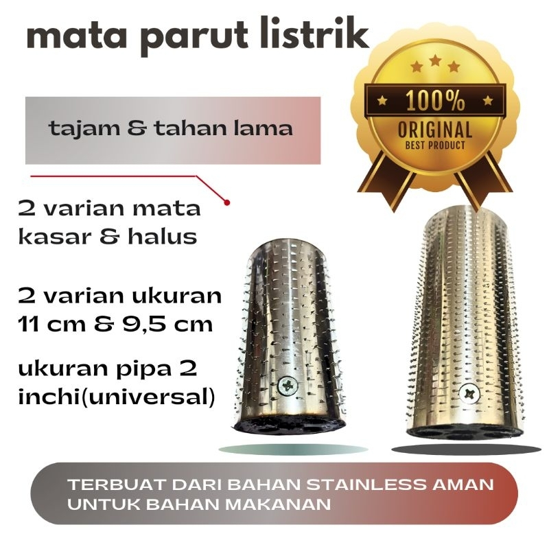 Murah Roll Parutan Kelapa Listrik Mata Pisau Mesin Parutan Listrik 9.5 cm dan 11 cm