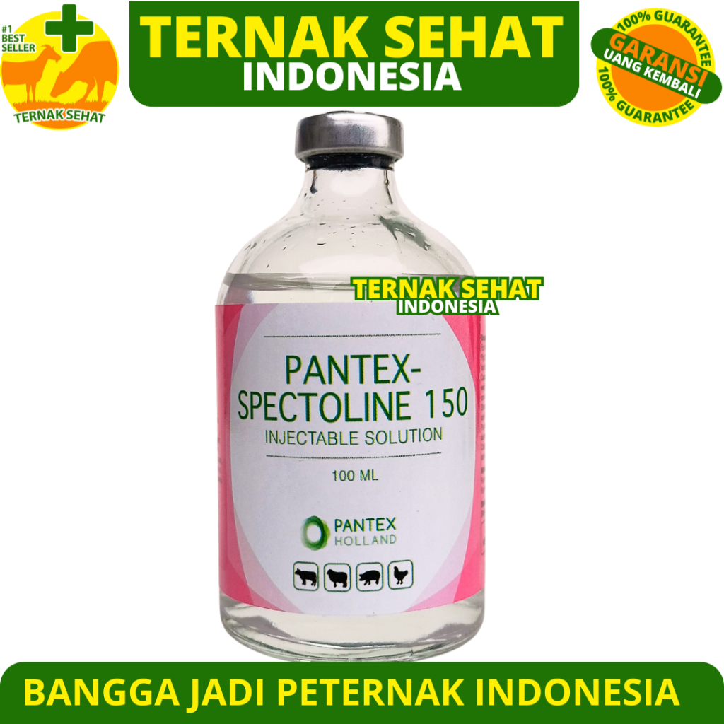 PANTEX SPECTOLIN 100ML - Obat Snot Cekrek Ngorok CRD Complex Ayam Ampuh - Like LS Injection Interspe