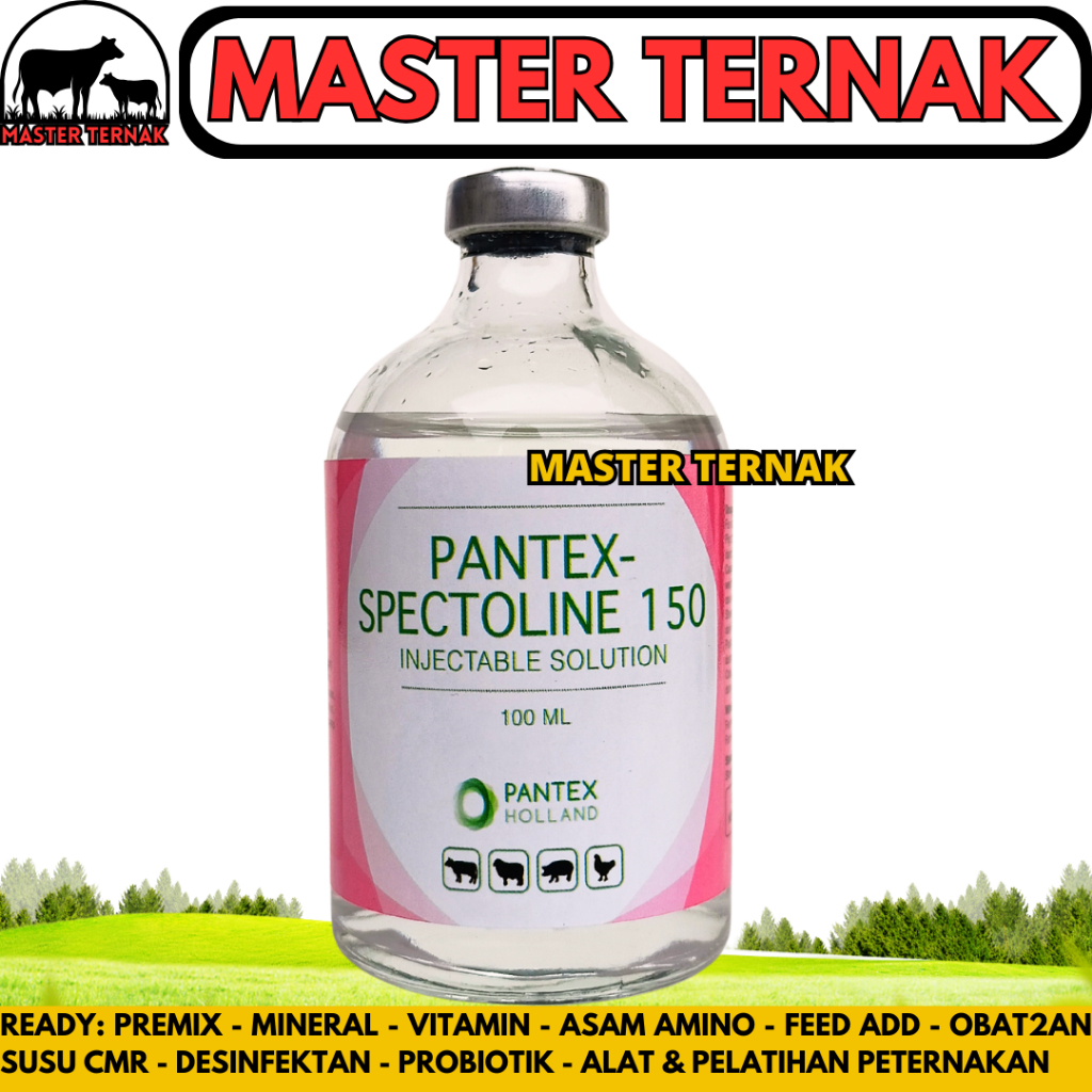 PANTEX SPECTOLIN 100ML - Obat Snot Cekrek Ngorok CRD Complex Ayam Ampuh - Like LS Injection Interspe