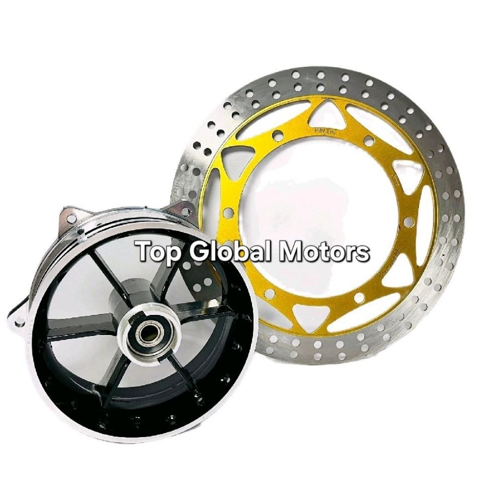 Tromol Depan Ninja150R Plus Piringan Bearing dan Boosing