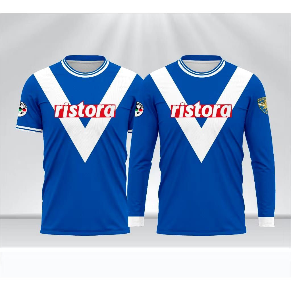 JERSEY BRESCIA 2000/2001 HOME GRATIS NAMA DAN NOMOR PUNGGUNG