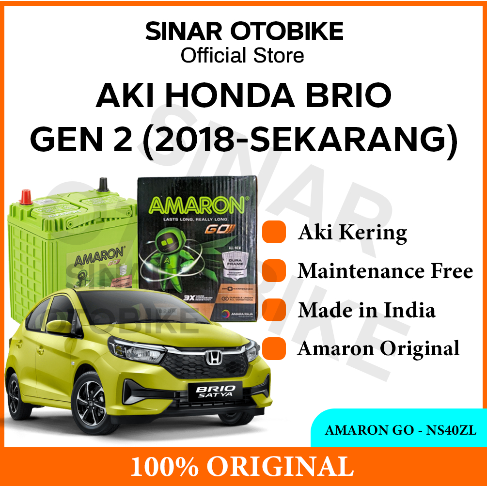 AKI NEW BRIO AMARON GO MF KERING NS40ZL
