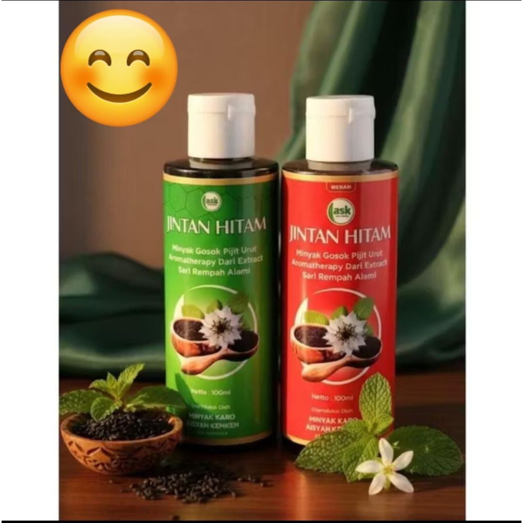 Minyak karo Kem kem jintan hitam Asli 100ml
