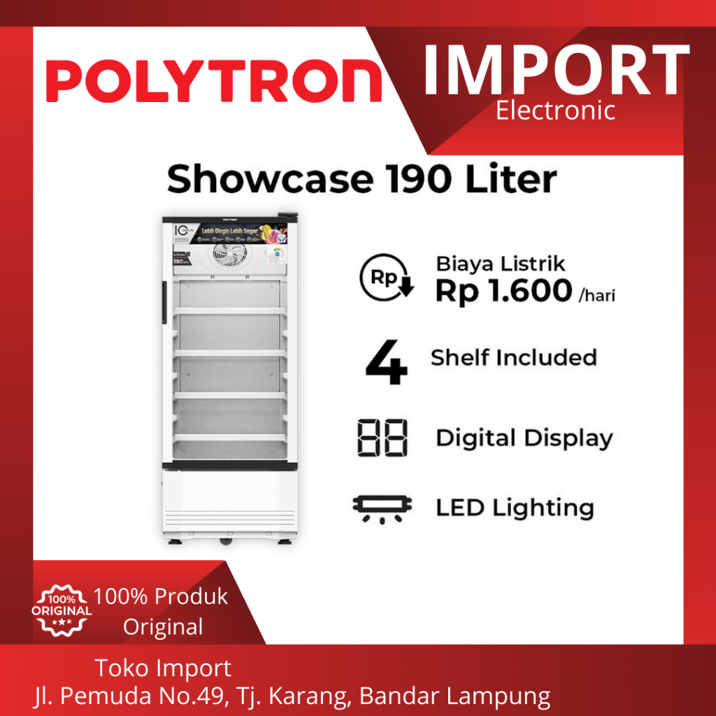 Showcase Polytron SCN 190 Showcase Polytron 190 Liter