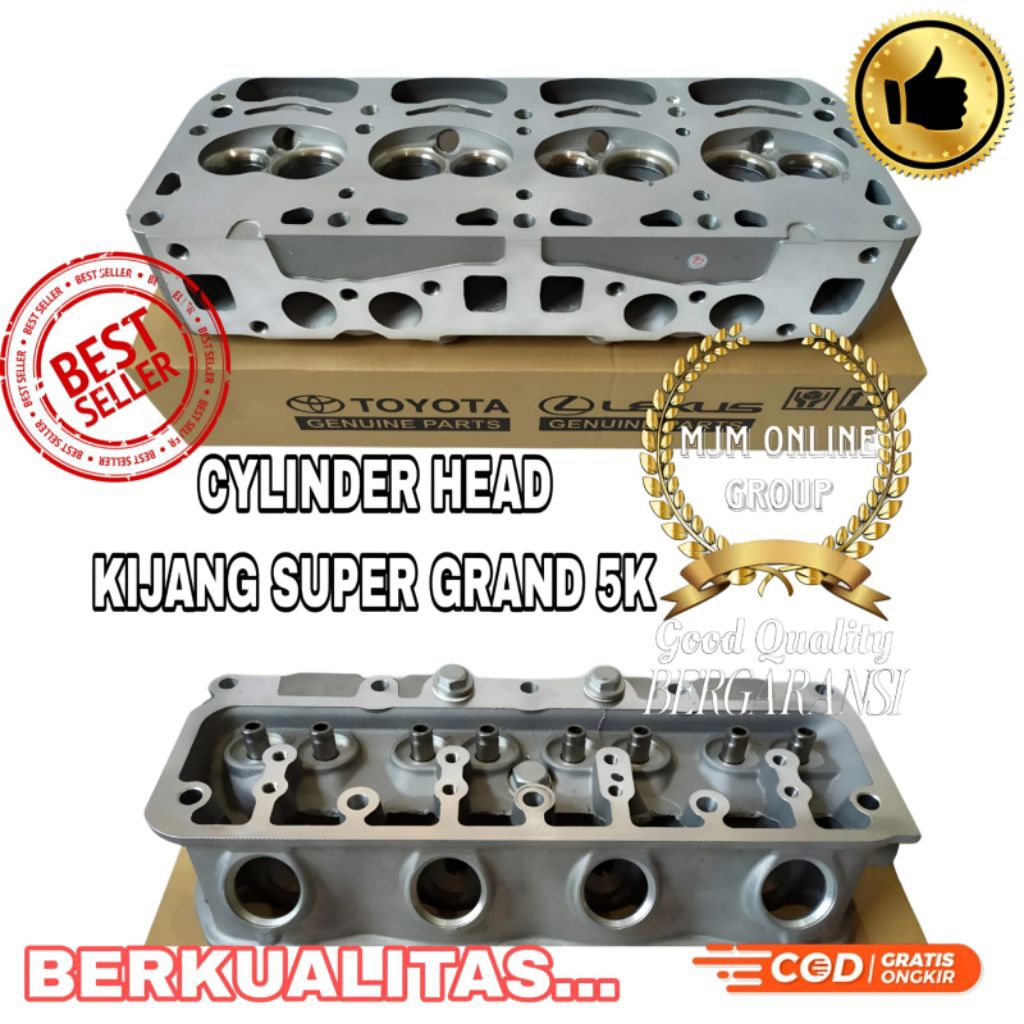 CYLINDER HEAD - DEKSEL KOP KOSONGAN KIJANG GRAND 5K ORIGINAL