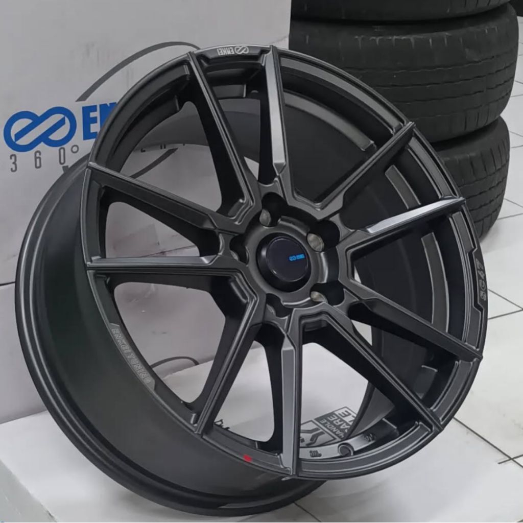 velg ENKEI TUNING SC47 RING 17 ORIGINAL ENKEI MALAYSIA lebar 7,5 velg mobil ring 17 pnp mobil Innova