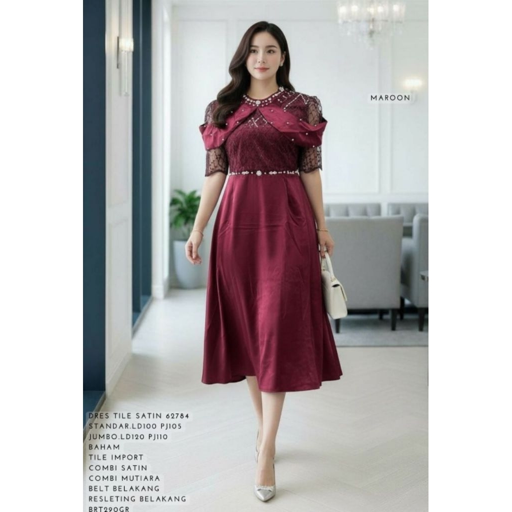 [standart-jumbo] DRES TILE SATIN 62784