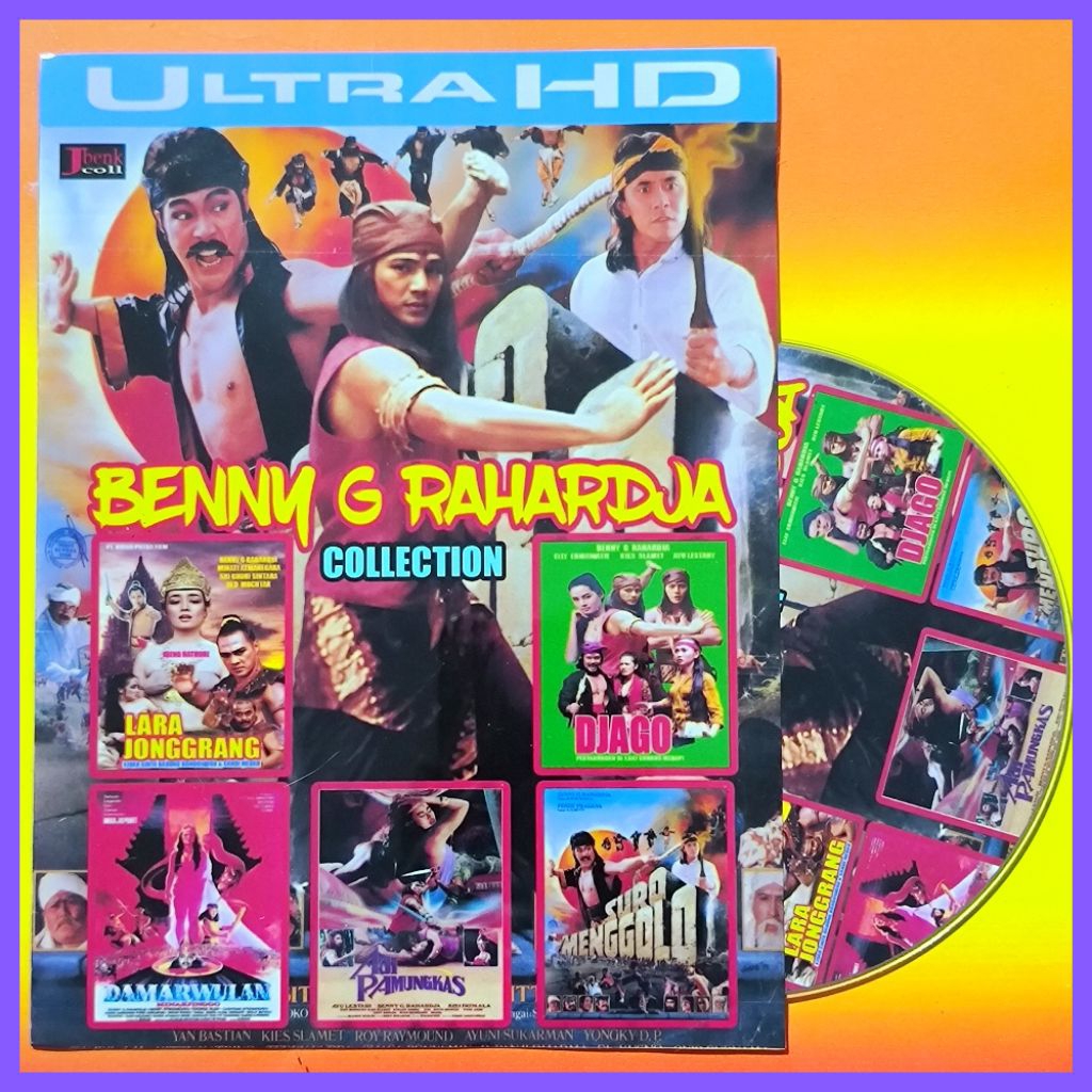 Kaset Film Indonesia Jadul Koleksi Lara Jonggrang- Djago- Damarwulan- Suro Menggolo- Aji Pamungkas 5