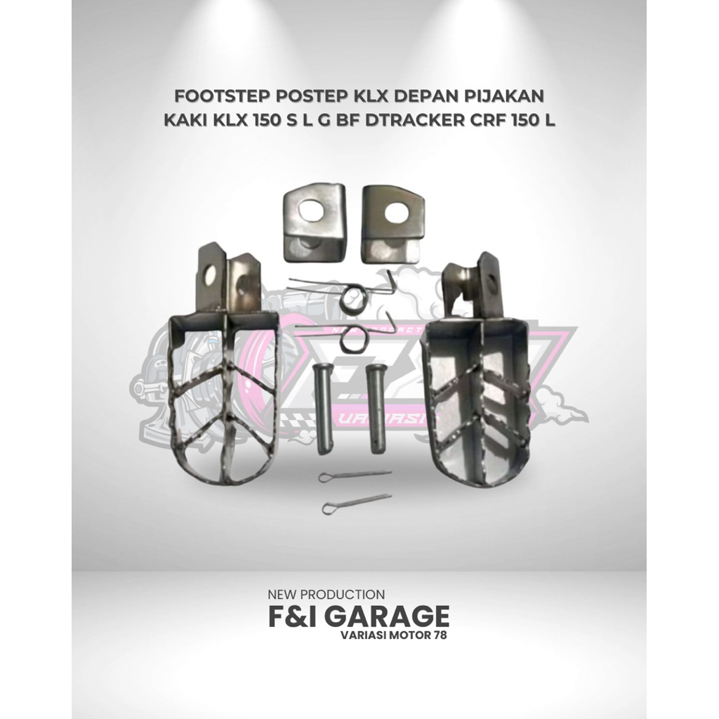Footstep Postep KLX Depan Pijakan Kaki KLX 150 S L G BF Dtracker CRF 150 L