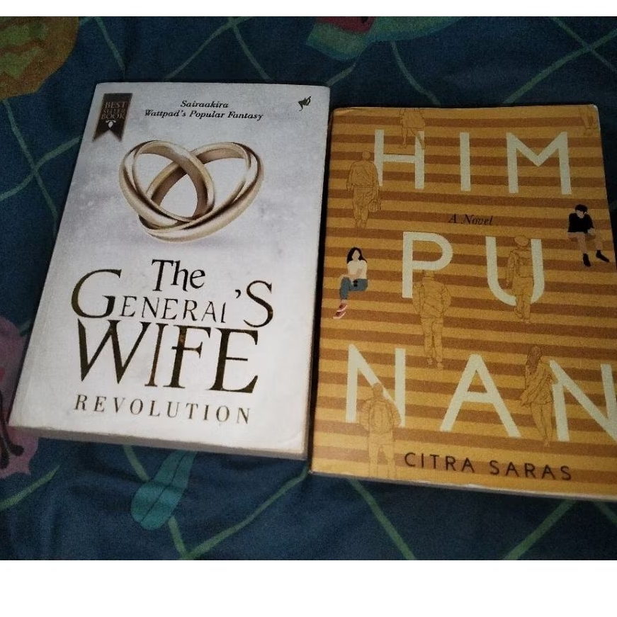 preloved novel bundling himpunan & general's wife (baca desc)