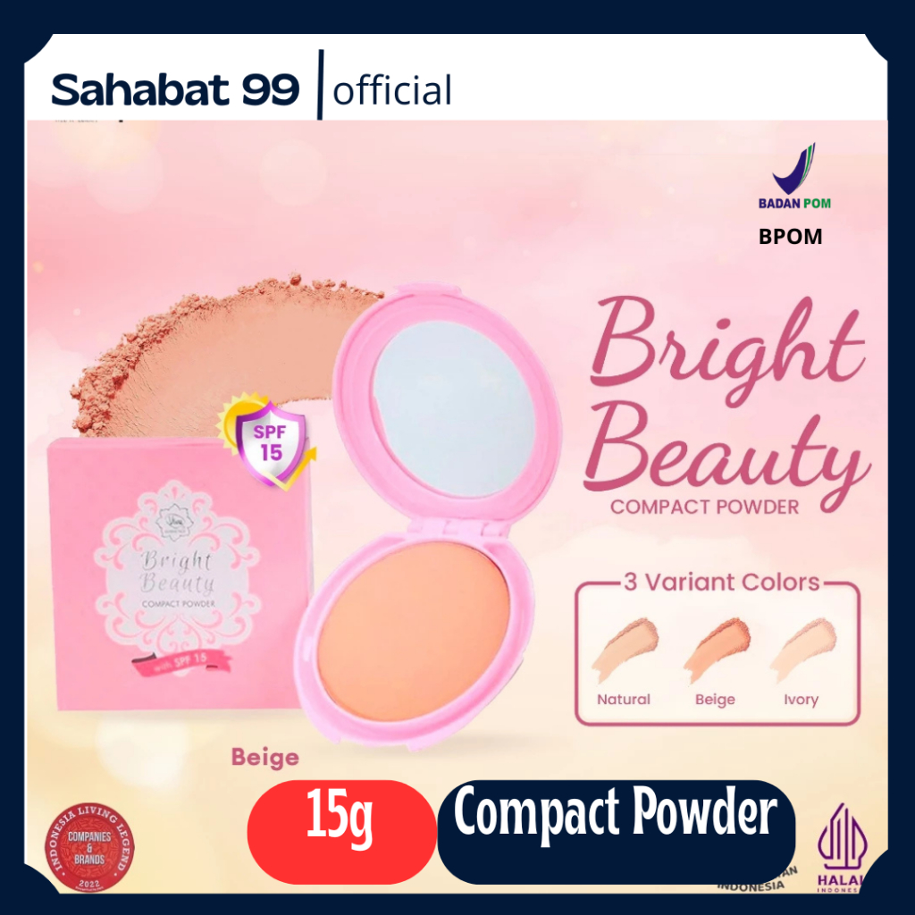 Viva Bright Beauty Compact Powder SPF15 | bedak padat viva