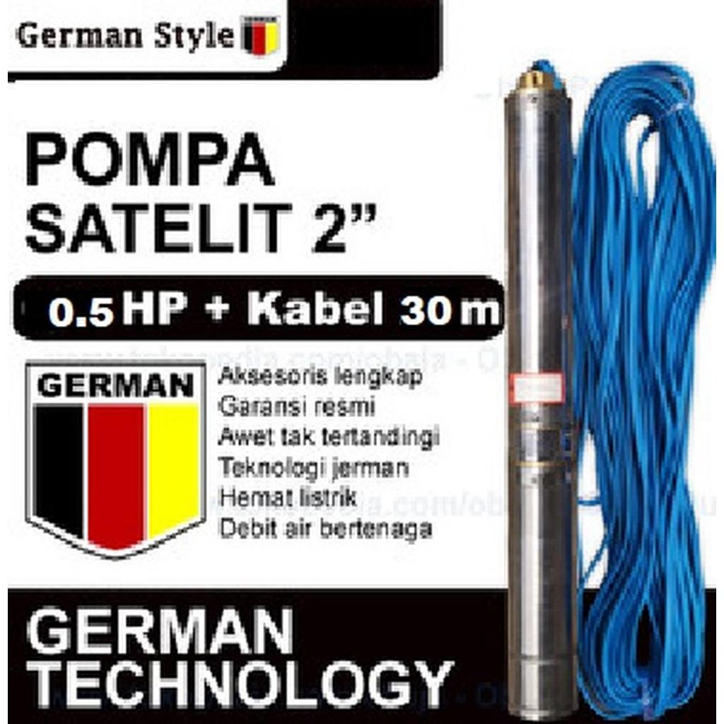 GERMANSTYLE 2 INCH 1/2 PK PLUS KABEL ATAU 2 INCH 0.5 PK MESIN SIBLE