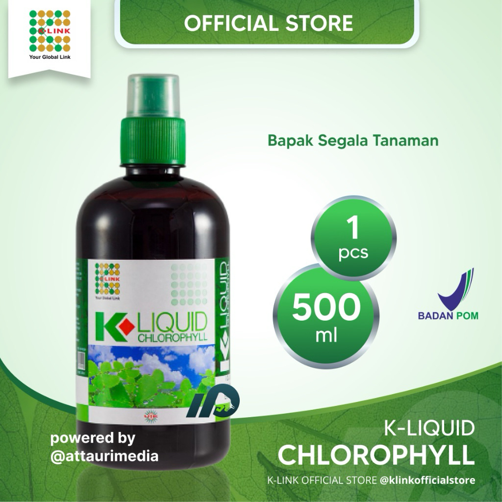 Klorofil liquid K-Link original BPOM chlorophyl minuman herbal alami