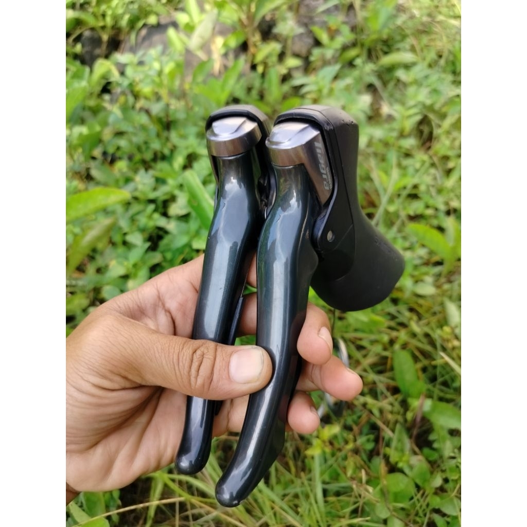 Brifter Shimano tiagra 2x10 bekas bagus normal jaya