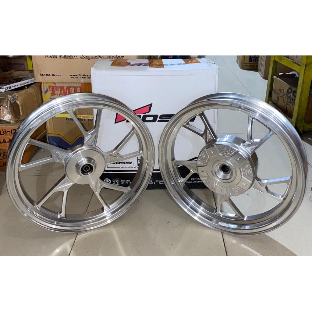 BEAT KARBU VELG BINTANG VARIO 110 MODEL KATANA SILVER V ROSSI