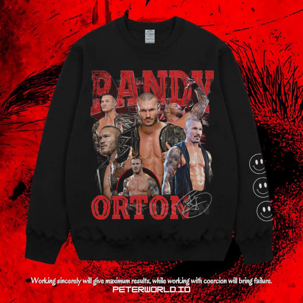 Peterworld "Randy Orton" Crewneck | Hoodie | Jaket | Sweater Crewneck Randy Orton Original Premium V