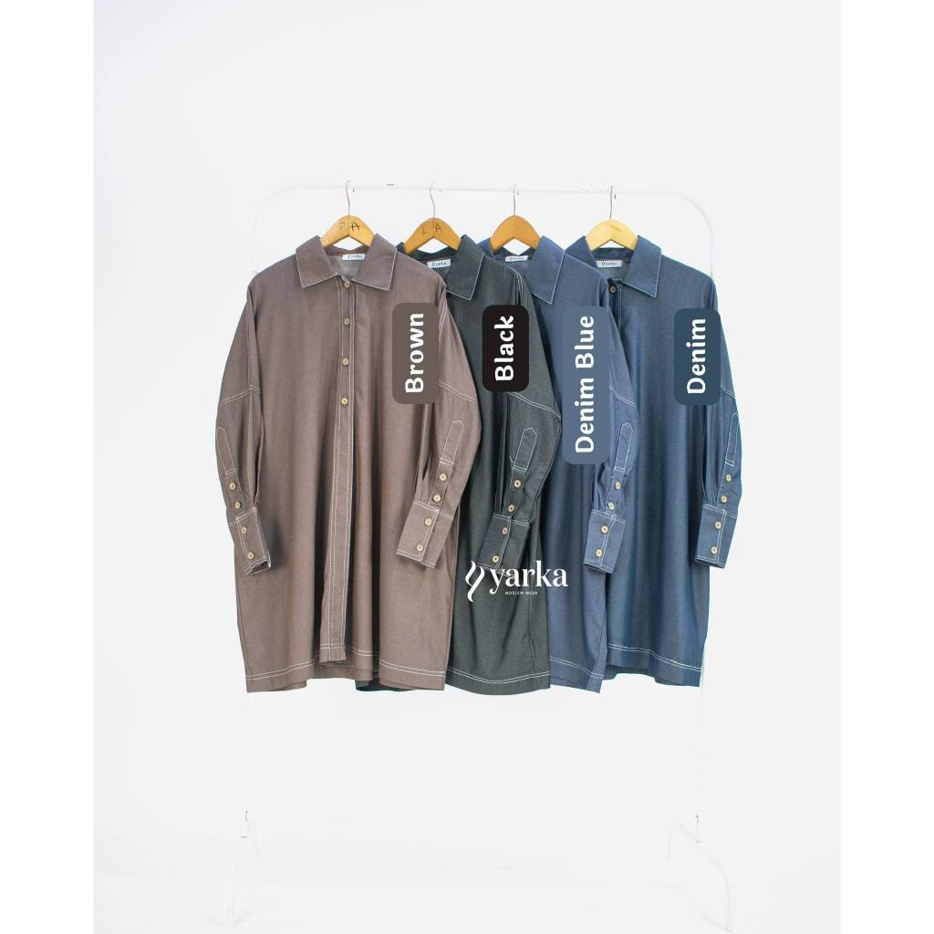 LAMIA ONE SET COTTON DENIM YARKA INDONESIA