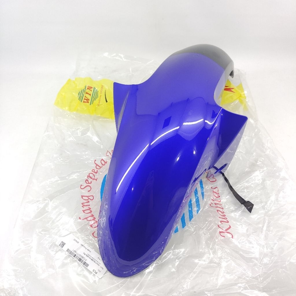 WIN Front Fender Spakbor Sepakbor Slebor  Depan BIRU Yamaha R15 - R 15 lama old BIRU ( FRONT FENDER 