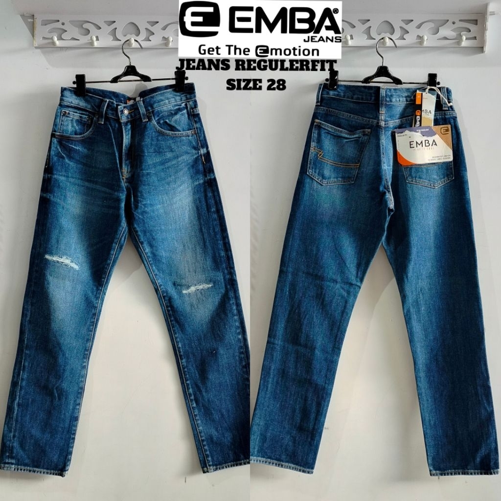 CELANA EMBA CELANA PANJANG JEANS & KATUN EMBA ORI SIZE 28