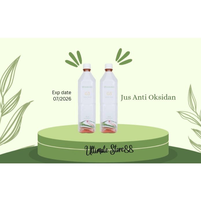 JUICE G3 SATU SET 2 BOTOL 12/2026 JUS G3